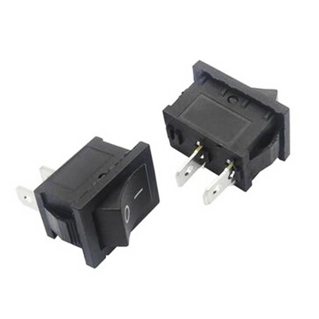 

30pcs 21*15mm Rocker Switch On-Off Switches 2 Pins 2 Gears Button Boat Rocker Key 6A/250V Wholesale Price