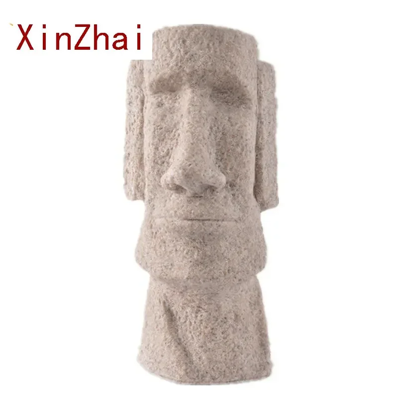 Vilead Easter Island Moai Statuette Pukao Figurines Easter Day Sculptures Creative Vintage Home Decor
Vilead Easter Island Moai Statuette Pukao Figurines Easter Day Sculptures Creative Vintage Home Decor