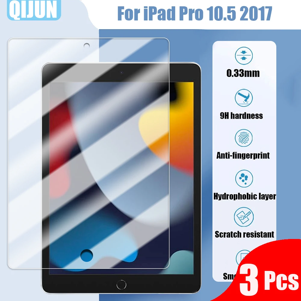 Tablet Tempered glass film For Apple iPad Pro 10.5" 2017 Explosion proof and scratch Anti fingerprint 3 Pcs ipadpro A1701 A1709
Tablet Tempered glass film For Apple iPad Pro 10.5" 2017 Explosion proof and scratch Anti fingerprint 3 Pcs ipadpro A1701 A1709