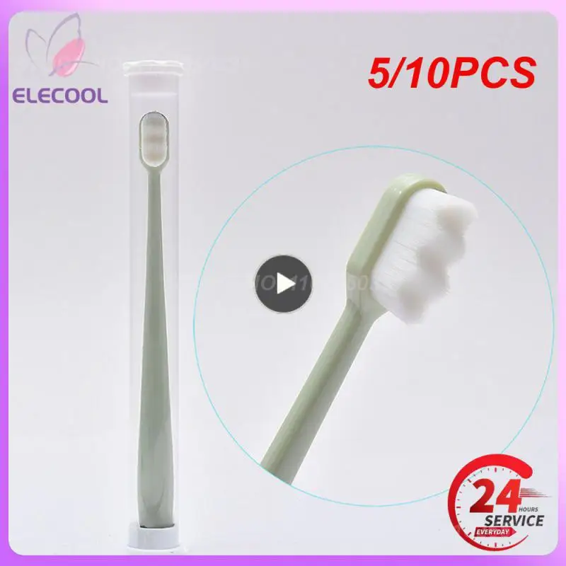 5/10PCS Ultra-fine Soft Toothbrush Million Nano Bristle Adult Tooth Brush Teeth Deep Cleaning Portable Travel Oral Care
5/10PCS Ultra-fine Soft Toothbrush Million Nano Bristle Adult Tooth Brush Teeth Deep Cleaning Portable Travel Oral Care