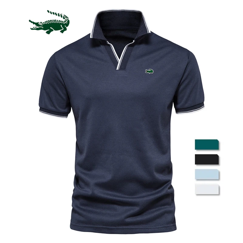 V Neck Polo Shirts for Men Solid Color Short Sleeve Classic Mens Polos 2023 New Summer Polo Shirt Men Clothing
V Neck Polo Shirts for Men Solid Color Short Sleeve Classic Mens Polos 2023 New Summer Polo Shirt Men Clothing