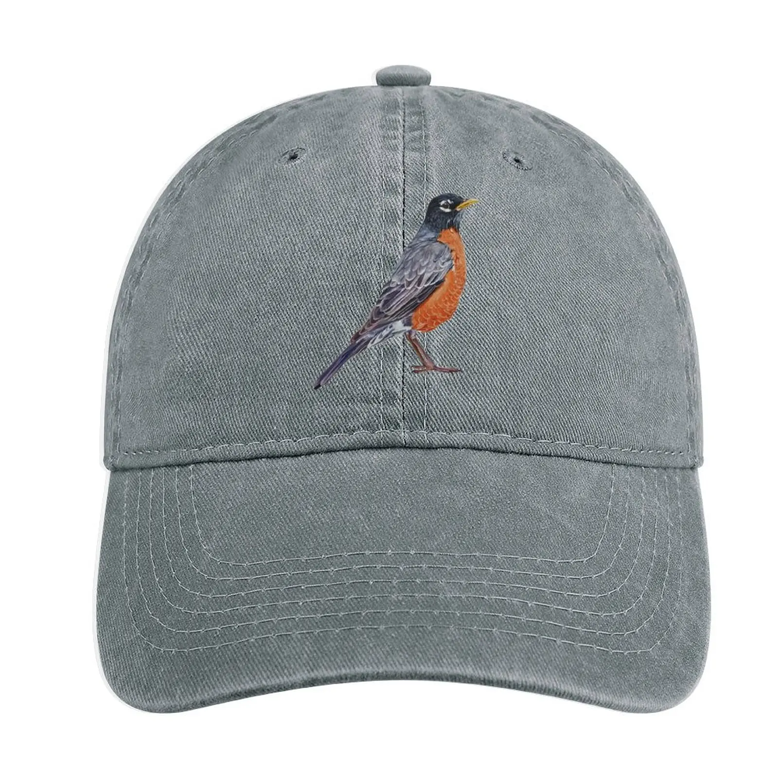 American Robin - bird painting (no background) Cowboy Hat Trucker Cap Hat Beach Sunscreen Mens Tennis Women'S 
American Robin - bird painting (no background) Cowboy Hat Trucker Cap Hat Beach Sunscreen Mens Tennis Women'S