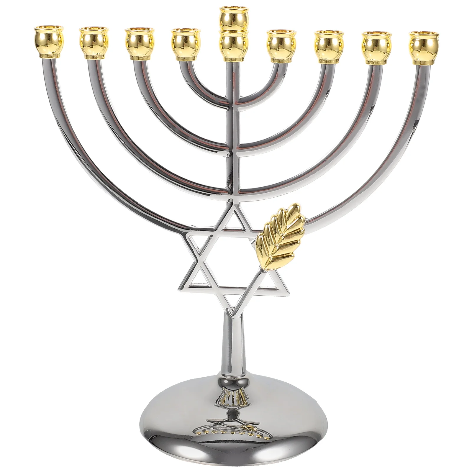 Jewish Candle Holder Branch Candlestick Metal Candle Holder Party Ornament Jewish New Year Nine Headed Candlestick
Jewish Candle Holder Branch Candlestick Metal Candle Holder Party Ornament Jewish New Year Nine Headed Candlestick