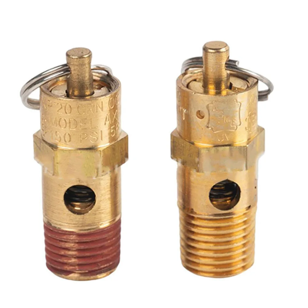 2pcs Air Compressor Safety Relief Pressure Valve 1/4" NPT 150 PSI Copper Alloy Straight-through Explosion-proof Air Connection
2pcs Air Compressor Safety Relief Pressure Valve 1/4" NPT 150 PSI Copper Alloy Straight-through Explosion-proof Air Connection