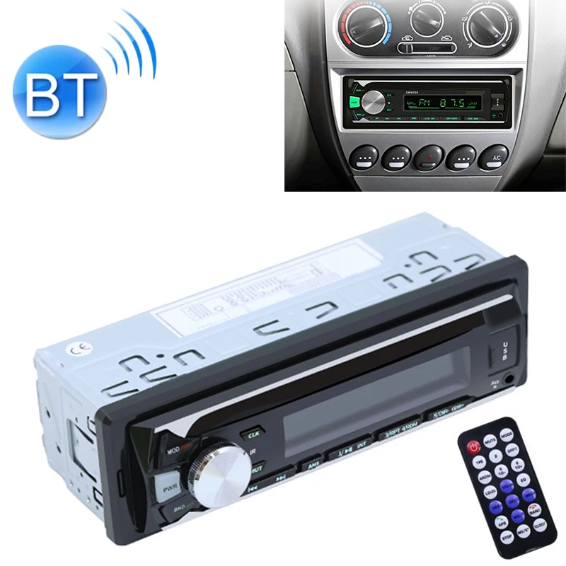 508BT 12V Universal Car Radio Receiver MP3 Player, Support FM & Bluetooth with Remote Control
508BT 12V Universal Car Radio Receiver MP3 Player, Support FM & Bluetooth with Remote Control