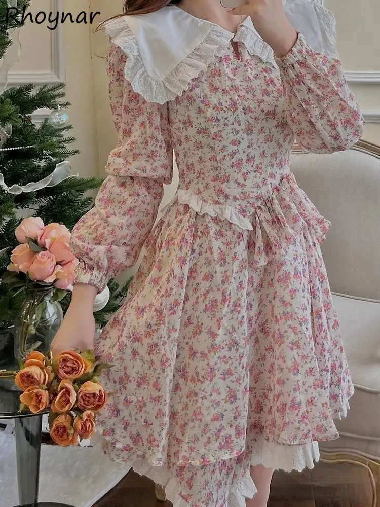 Long Sleeve Dress Women Spring French Style Elegant Ladies Sweet Girls Students Mini Irregular Peter Pan Collar Folds Vestidos
Long Sleeve Dress Women Spring French Style Elegant Ladies Sweet Girls Students Mini Irregular Peter Pan Collar Folds Vestidos