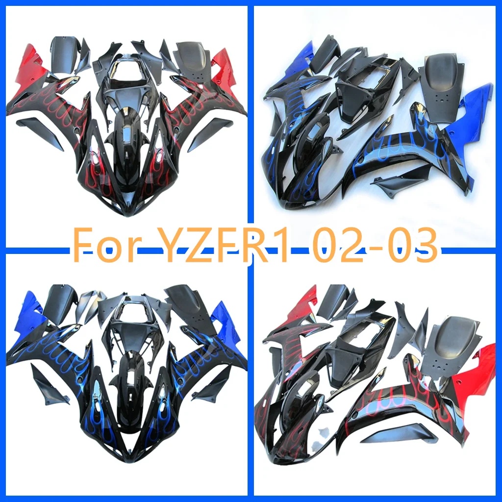 Painted Bodywork for YAMAHA YZF-R1 2003 02 03 YZF R1 YZF-1000 YZFR1 1000 CC 2002 Injection Fairing Kit Red Flames Free Custom
Painted Bodywork for YAMAHA YZF-R1 2003 02 03 YZF R1 YZF-1000 YZFR1 1000 CC 2002 Injection Fairing Kit Red Flames Free Custom