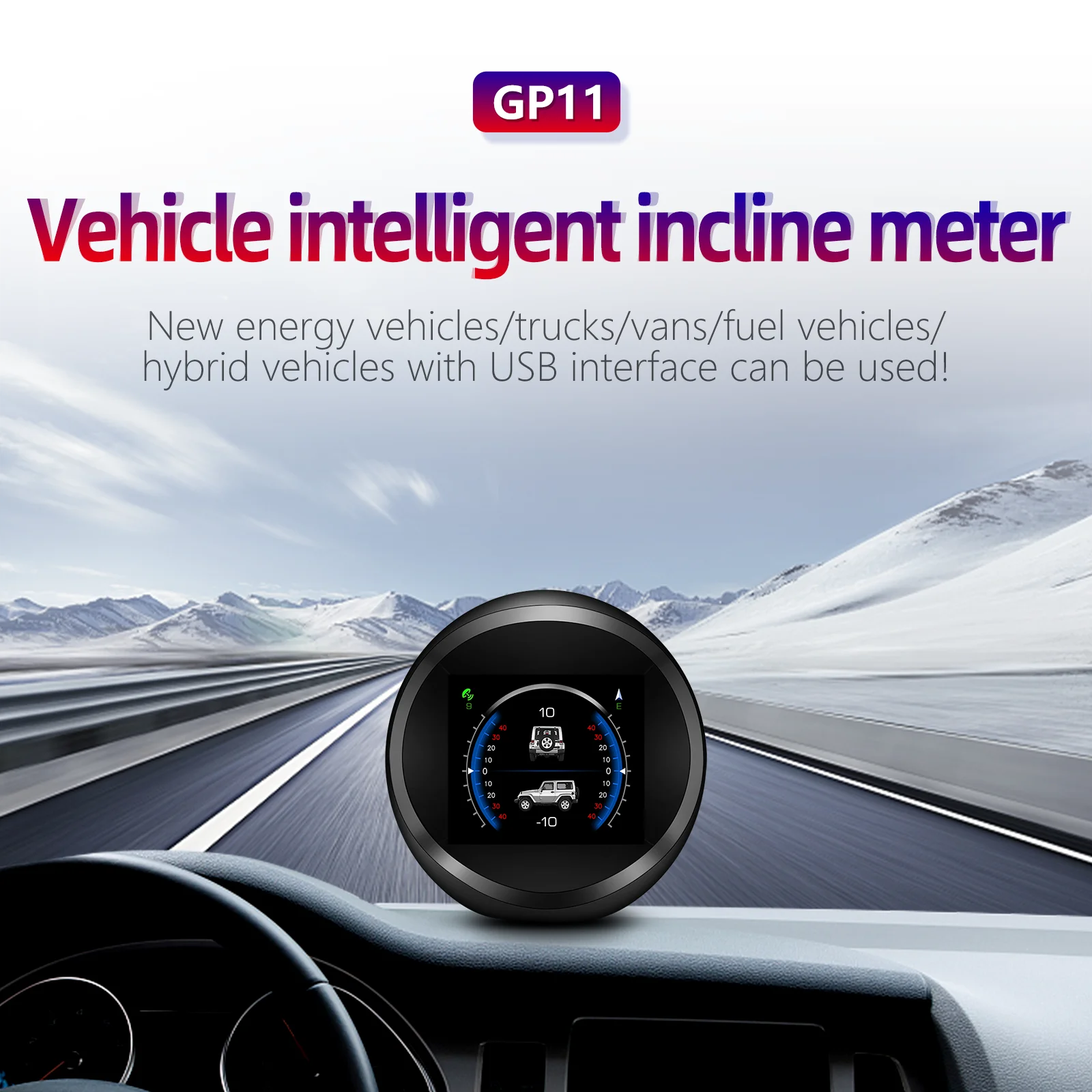 Умный автомобильный Инклинометр HUD 4x4, прибор для измерения наклона и наклона автомобиля, для бездорожья
Умный автомобильный Инклинометр HUD 4x4, прибор для измерения наклона и наклона автомобиля, для бездорожья