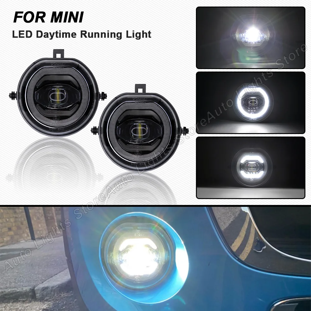 2PCS LED Halo Ring DRL Daytime Running Lights Fog Light Parking Lamps For Mini Cooper F55 F56 F54 Clubman F57 Cabrio Error Free
2PCS LED Halo Ring DRL Daytime Running Lights Fog Light Parking Lamps For Mini Cooper F55 F56 F54 Clubman F57 Cabrio Error Free