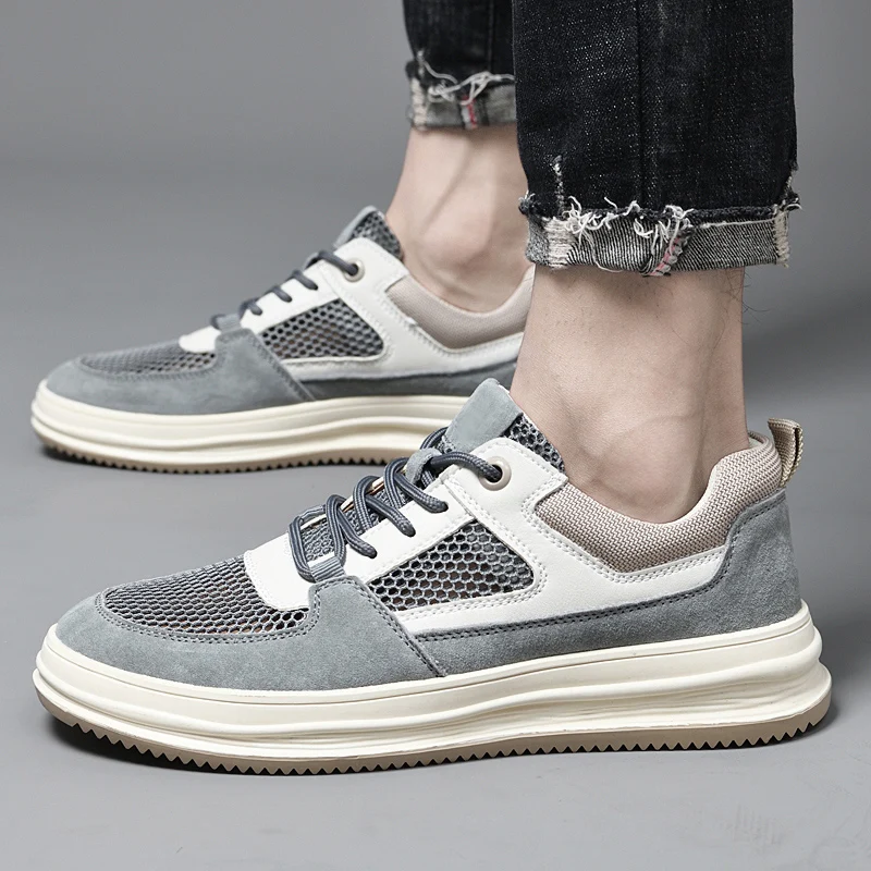 Men Casual Shoes lace up breathable Comfortable Sneakers genuine Leather Male Spring autumn Flats Trainers Outdoor Mens Shoes
Men Casual Shoes lace up breathable Comfortable Sneakers genuine Leather Male Spring autumn Flats Trainers Outdoor Mens Shoes