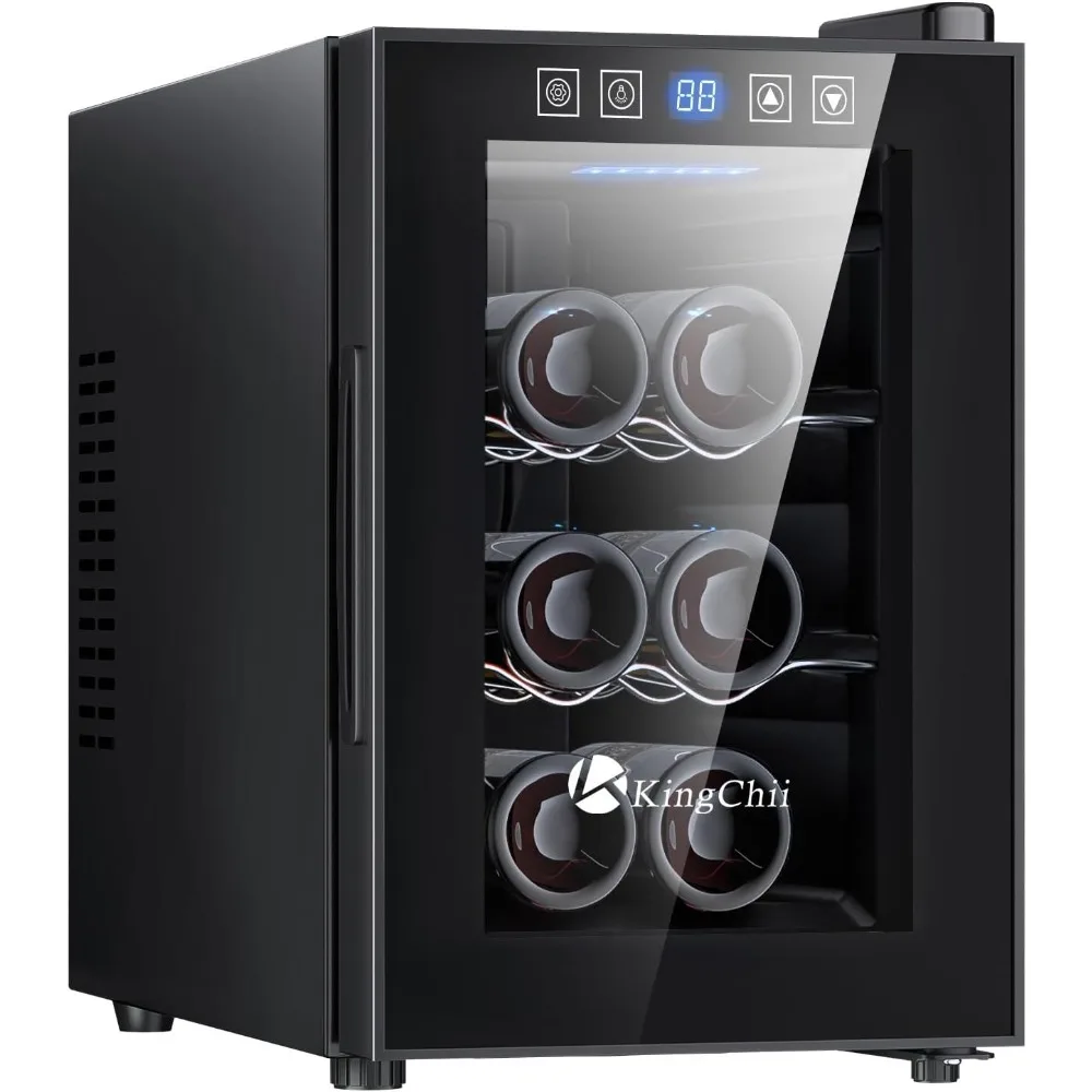 6 Bottle Thermoelectric Wine Cooler Refrigerator Advanced Cooling Technology, Stainless Steel
6 Bottle Thermoelectric Wine Cooler Refrigerator Advanced Cooling Technology, Stainless Steel