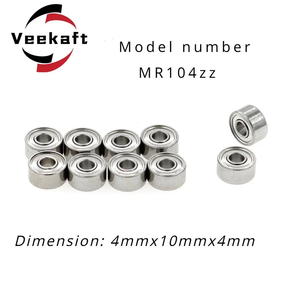 Veekaft высокоточная миниатюра подшипники MR104zz Размер: 4 мм x 10 мм x 4 мм 10 шт. подходит для электродвигателей, запчастей машин
Veekaft высокоточная миниатюра подшипники MR104zz Размер: 4 мм x 10 мм x 4 мм 10 шт. подходит для электродвигателей, запчастей машин
