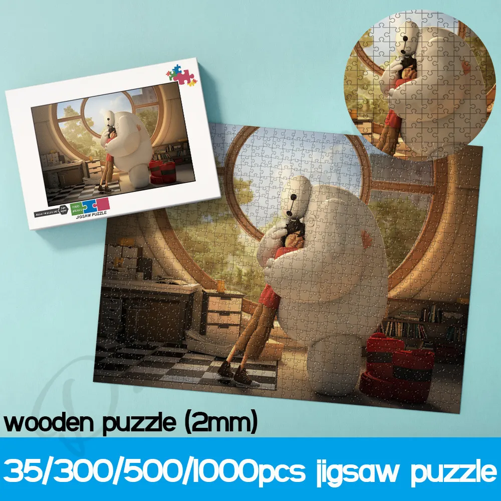 Puzzles for Kids Disney Animated Film Big Hero 6 300 500 1000 Pieces Wooden Jigsaw Puzzles Handmade Educational Toys and Hobbies
Puzzles for Kids Disney Animated Film Big Hero 6 300 500 1000 Pieces Wooden Jigsaw Puzzles Handmade Educational Toys and Hobbies