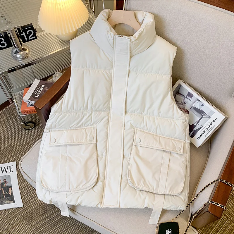 Thick Coat Women's Warm Vest New 2023 Waistcoat Women Sleeveless Jacket Short Slim Autumn And Winter Jackets Female Coats Black
Thick Coat Women's Warm Vest New 2023 Waistcoat Women Sleeveless Jacket Short Slim Autumn And Winter Jackets Female Coats Black