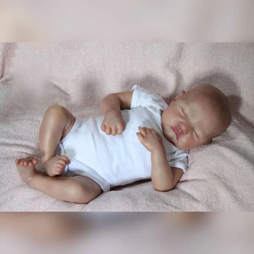 49cm Already Painted Reborn Baby Doll Same As Picture Lifelike Soft Touch 3D Skin Painted Hair Visible Veins high-end gift
49cm Already Painted Reborn Baby Doll Same As Picture Lifelike Soft Touch 3D Skin Painted Hair Visible Veins high-end gift