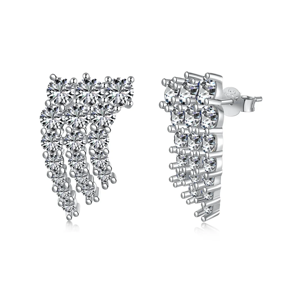 TEQUILA Bright Star Earrings Sterling Silver Light Luxury Elegant High-end Maillard Style Engagement Wedding Women's Earrings
TEQUILA Bright Star Earrings Sterling Silver Light Luxury Elegant High-end Maillard Style Engagement Wedding Women's Earrings