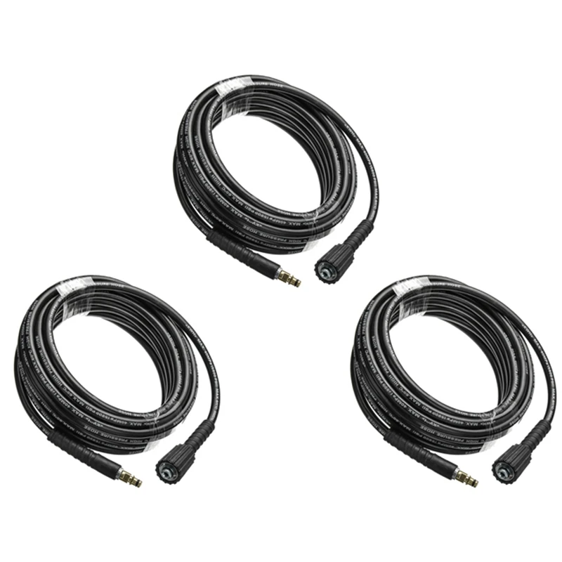 3X, 10M High Pressure E Washer Water Cleaner Clean Pure Copper Car Wash Hose For Karcher K2 K3 K4 K5 K6 K7
3X, 10M High Pressure E Washer Water Cleaner Clean Pure Copper Car Wash Hose For Karcher K2 K3 K4 K5 K6 K7