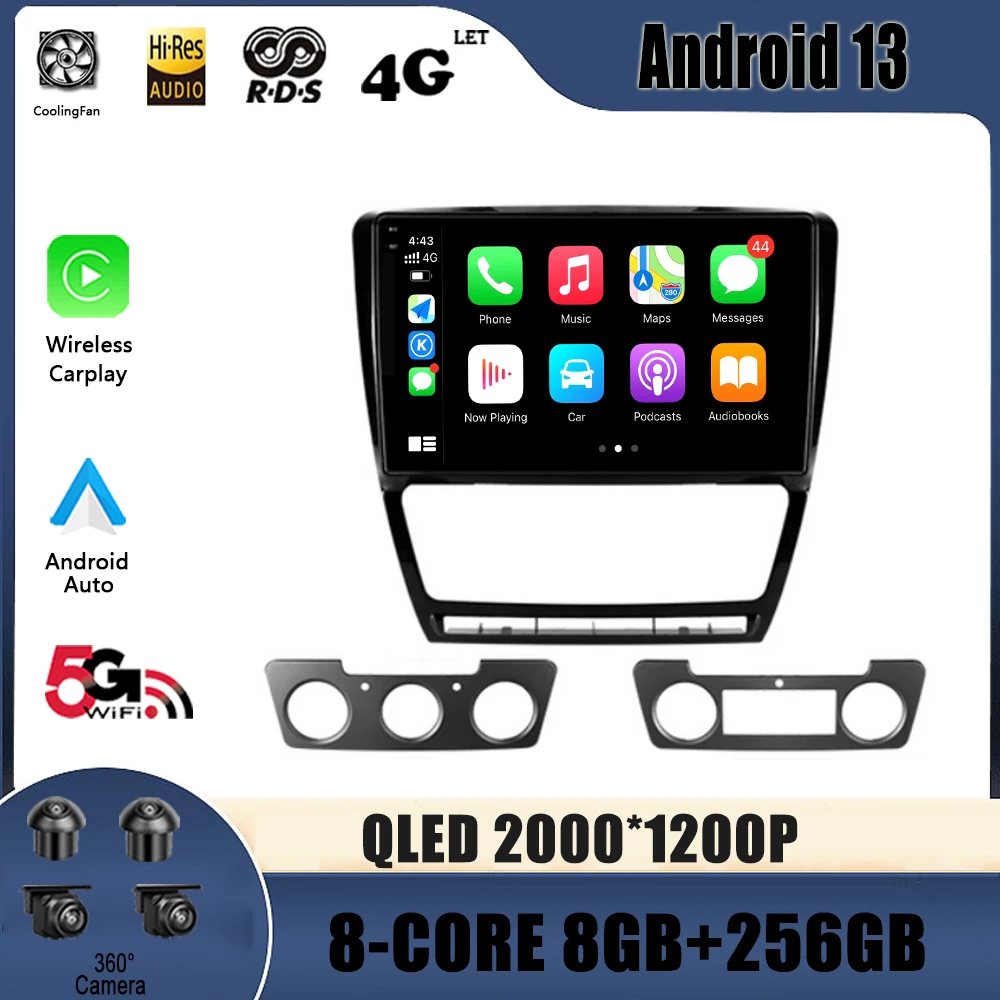 Android 13 For Skoda Octavia 2 A5 2008 - 2013 Car Radio Multimedia Video Player Navigation 4G No 2din dvd
Android 13 For Skoda Octavia 2 A5 2008 - 2013 Car Radio Multimedia Video Player Navigation 4G No 2din dvd