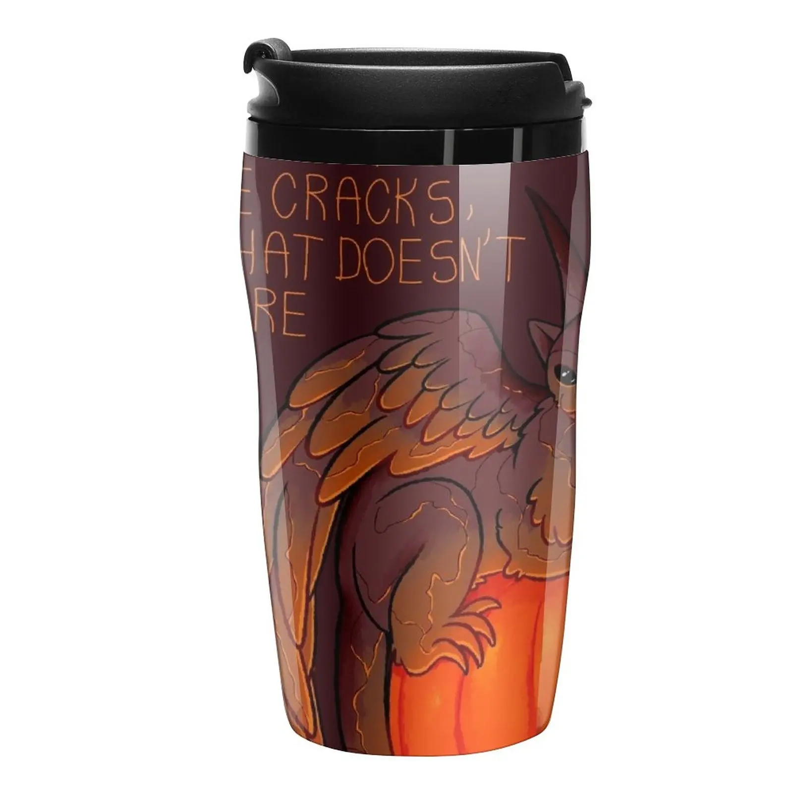 

We May Have Cracks Pumpkin Gargoyle Travel Coffee Mug Coffee Cup Heat Preservation Thermos Coffee Cute Mugs Thermo Coffee Mug