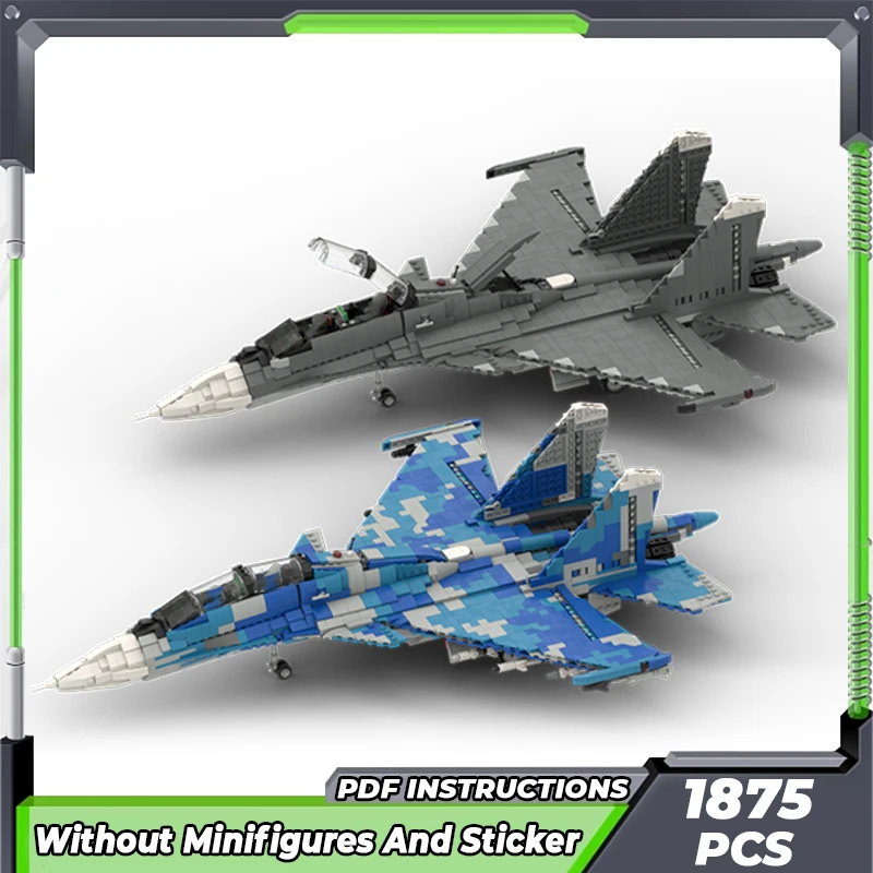 Moc Building Bricks Military Model Sukhoi SU-30 1/35 Fighter Jet Technology Modular Blocks Gift Christmas Toys DIY Sets Assembly
Moc Building Bricks Military Model Sukhoi SU-30 1/35 Fighter Jet Technology Modular Blocks Gift Christmas Toys DIY Sets Assembly
