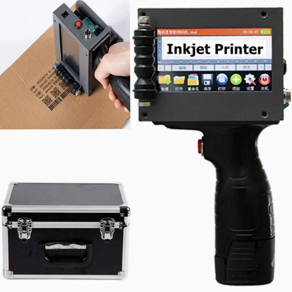2 Inch HD LED Touch Screen Intelligent Upgraded Inkjet Coding Machine Quick-Drying label printer for Date Logo Barcode Number
2 Inch HD LED Touch Screen Intelligent Upgraded Inkjet Coding Machine Quick-Drying label printer for Date Logo Barcode Number