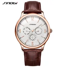 SINOBI 2021 Men's Wrist Watches Calendar Week Date Function Leather Strap Business Males Geneva Quartz Clock Relogio Masculino
SINOBI 2021 Men's Wrist Watches Calendar Week Date Function Leather Strap Business Males Geneva Quartz Clock Relogio Masculino