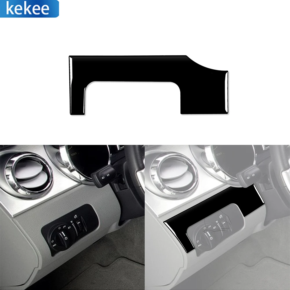 For Ford Mustang 2005-2009 Piano Black Car Headlamp Switch Control Panel Cover Interior Decoration Accessories Stickers
For Ford Mustang 2005-2009 Piano Black Car Headlamp Switch Control Panel Cover Interior Decoration Accessories Stickers