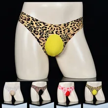 Leopard Convex Pouch Underpants Men Ice Silk Low-Rise Thong Thin Breathable Seamless Sissy Panties Briefs Трусы Мужские
Leopard Convex Pouch Underpants Men Ice Silk Low-Rise Thong Thin Breathable Seamless Sissy Panties Briefs Трусы Мужские