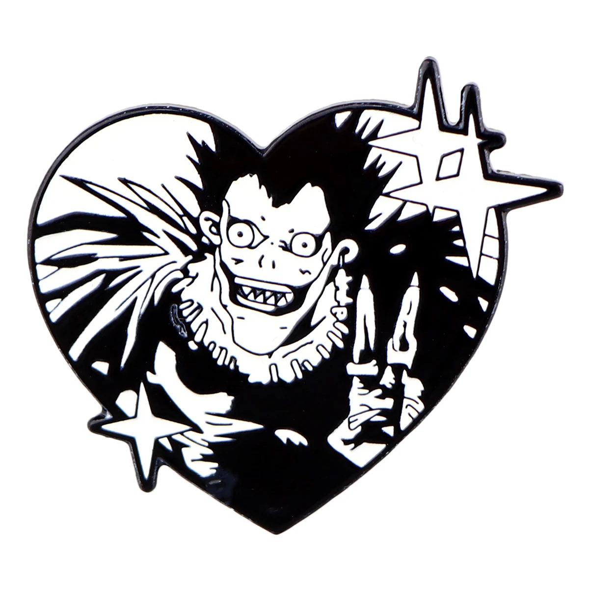 

Anime Ryuk Brooches for Clothes Enamel Pins Lapel Pins for Backpack Japanese Manga Badges Jewelry Accessories Gifts