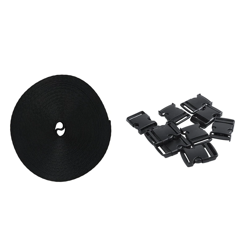 Ремешок пластиковый твердый 10 шт., боковой Съемный ремень с пряжкой, ширина 3 см, черный и 1 шт. черный, 10 ярдов, нейлоновая лента, многофункциональный ремень
Ремешок пластиковый твердый 10 шт., боковой Съемный ремень с пряжкой, ширина 3 см, черный и 1 шт. черный, 10 ярдов, нейлоновая лента, многофункциональный ремень