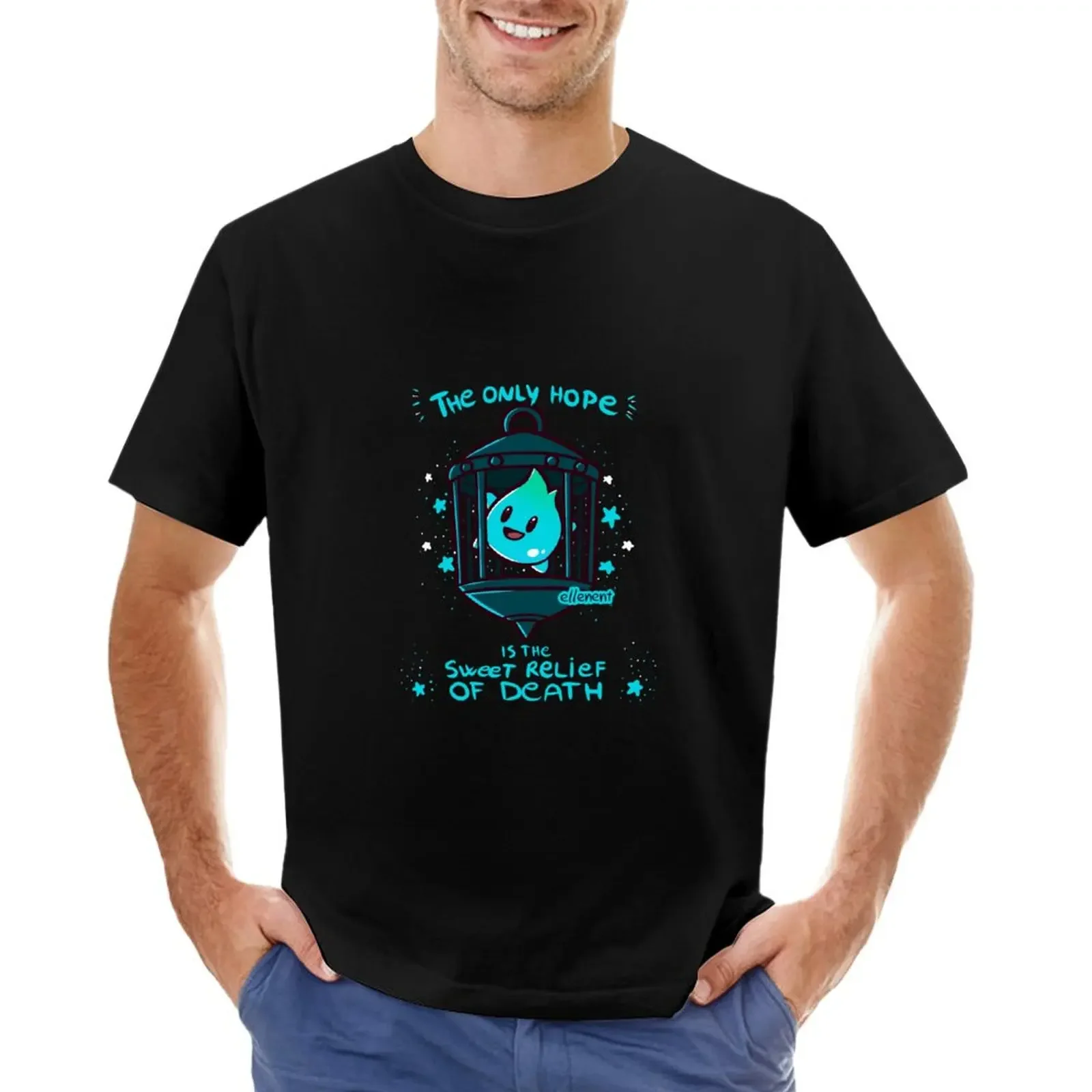 The only hope is the sweet relief of death T-shirt boys animal print customs summer clothes blacks T-shirt men
The only hope is the sweet relief of death T-shirt boys animal print customs summer clothes blacks T-shirt men