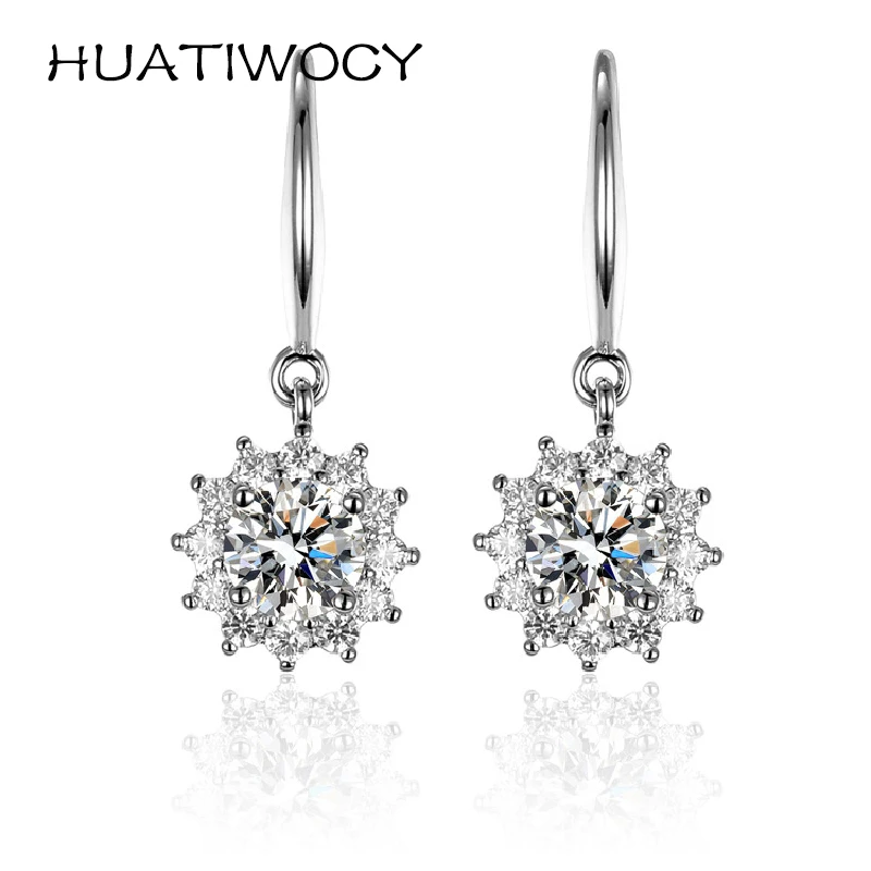 Trendy Women Earrings Silver 925 Jewelry with Zircon Gemstone Drop Earrings Ornaments for Wedding Party Bridal Gifts Wholesale
Trendy Women Earrings Silver 925 Jewelry with Zircon Gemstone Drop Earrings Ornaments for Wedding Party Bridal Gifts Wholesale