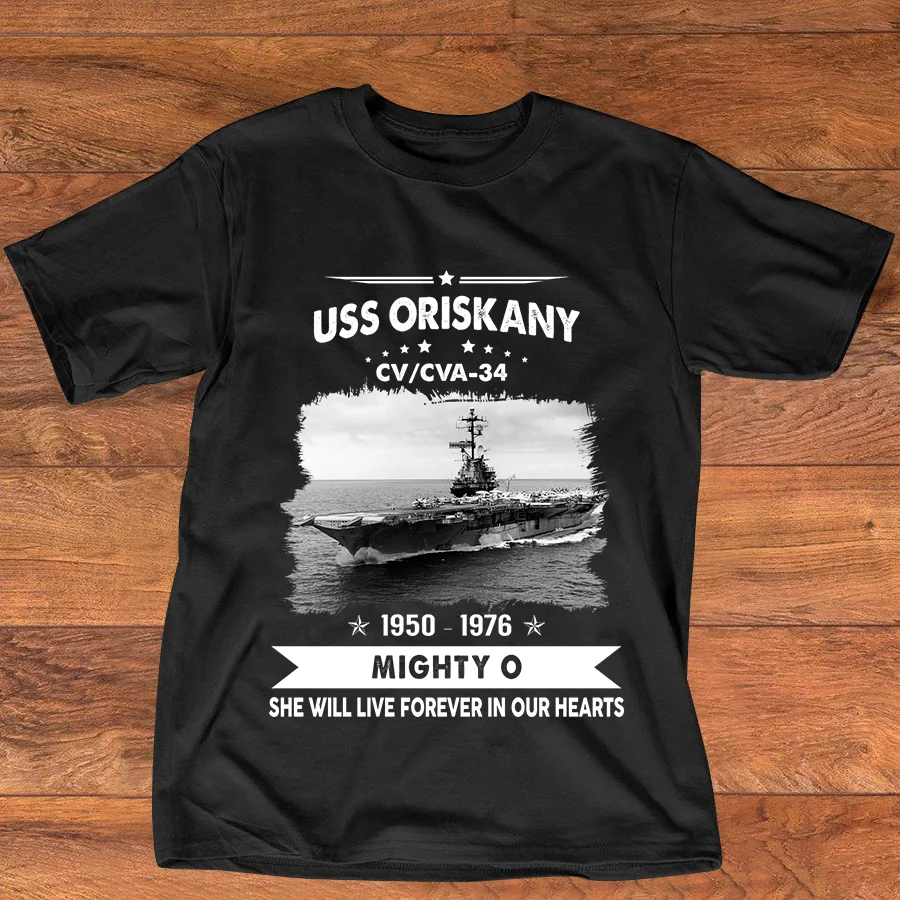 Naval Veteran Proud. USS CV/CVA 34 Oriskany Essex Class Aircraft Carrier T-Shirt. Summer Cotton Short Sleeve O-Neck Mens T Shirt
Naval Veteran Proud. USS CV/CVA 34 Oriskany Essex Class Aircraft Carrier T-Shirt. Summer Cotton Short Sleeve O-Neck Mens T Shirt