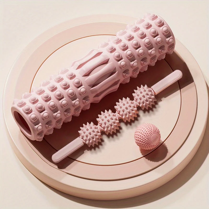 3pcs/set, Foam Roller For Massage Therapy, Back Leg Muscle Massage Roller, Massage Ball, Home Gym Yoga Supplies
3pcs/set, Foam Roller For Massage Therapy, Back Leg Muscle Massage Roller, Massage Ball, Home Gym Yoga Supplies