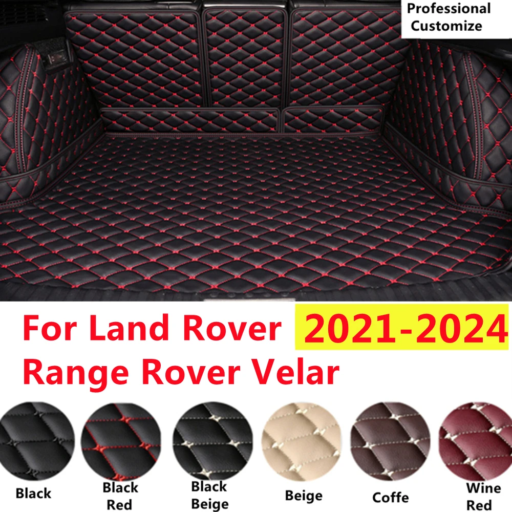 

SJ Custom Full Set Fit For Land Rover Range Rover Velar 2024-23-2021 Auto Fittings Car Trunk Mat Tail Boot Tray Liner Rear Cargo