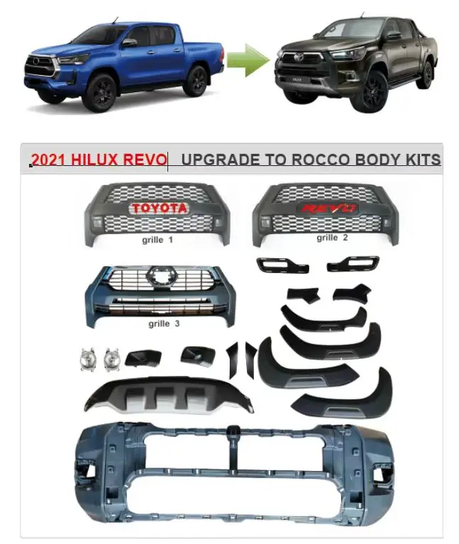LE-STAR 4X4 Pickup 4x4 Car Accessories Upgrade Body Kits For Hilux 2021RevoTo 2021Rocco
LE-STAR 4X4 Pickup 4x4 Car Accessories Upgrade Body Kits For Hilux 2021RevoTo 2021Rocco