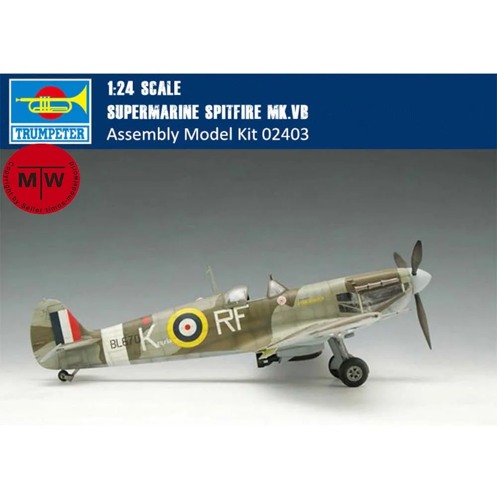 Sale Trumpeter 02403 1/24 Scale Supermarine Spitfire MK.Vb Military Plastic Assembly Model Kits
Sale Trumpeter 02403 1/24 Scale Supermarine Spitfire MK.Vb Military Plastic Assembly Model Kits
