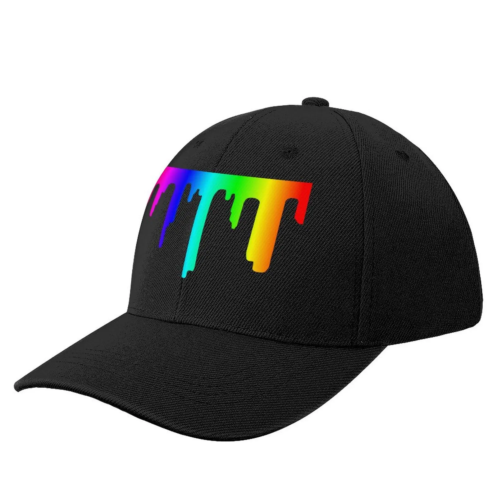 

Rainbow Paint DripCap Baseball Cap Caps Gentleman Hat Fishing Caps Women's Hat Men's