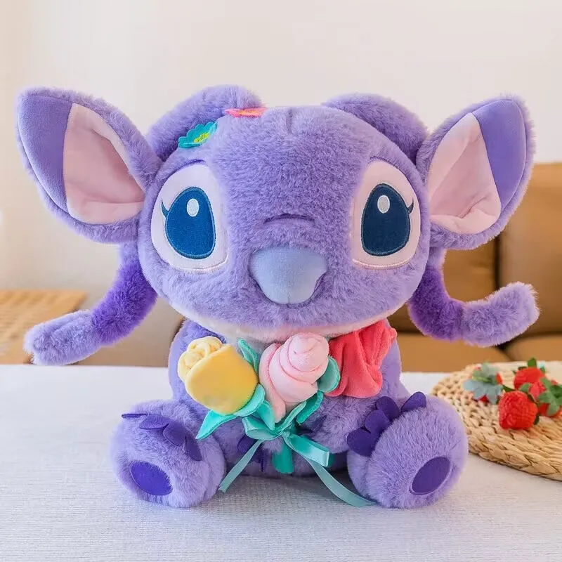 

Новая сверхмягкая мультяшная плюшевая кукла Disney Stitch, игрушка Kawai, подушка для декомпрессии, детский удобный подарок на Рождество и день рождения для девочек