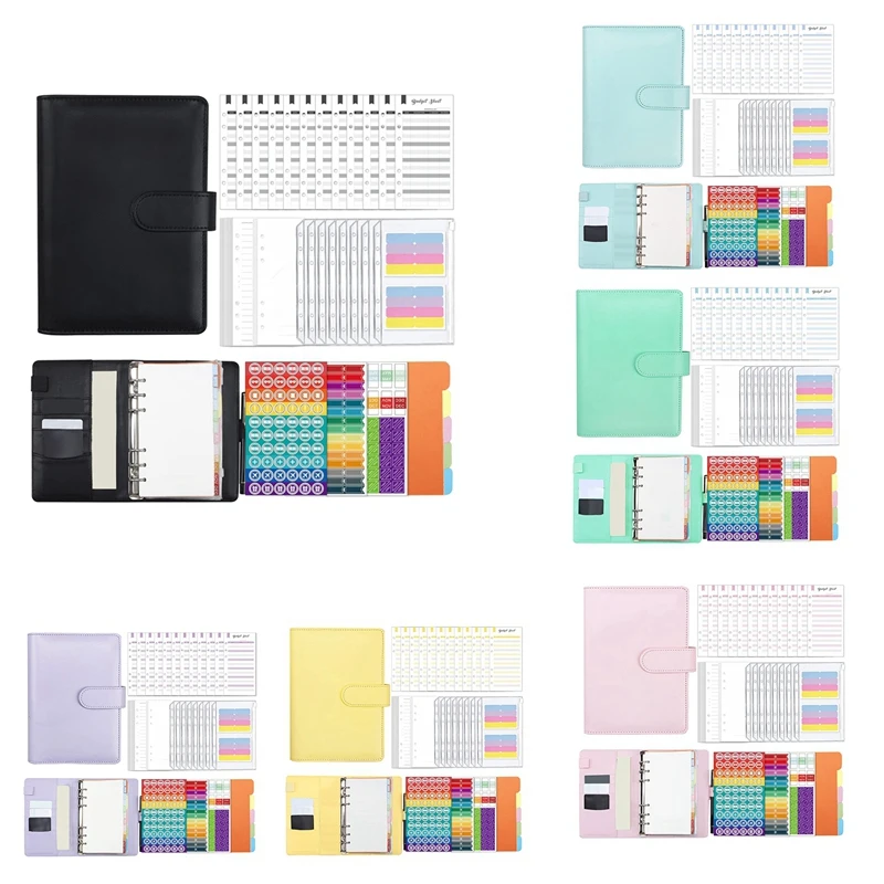 A6 Budget Binder With Zipper Envelopes & Cash Envelopes For Budgeting, Money Organizer Planner For Cash
A6 Budget Binder With Zipper Envelopes & Cash Envelopes For Budgeting, Money Organizer Planner For Cash