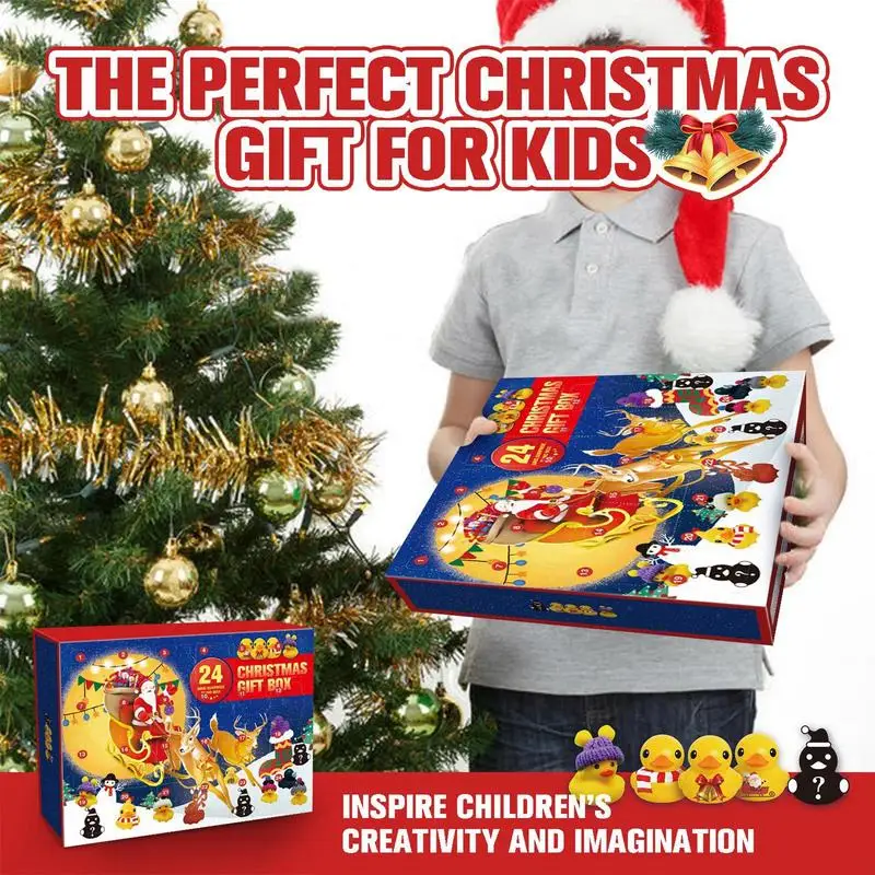 Christmas Rubber Duck Advent Calendar 24PCS Cute Rubber Duck Bath Toys Multi-Style Creative Little Yellow Children Home Supplier
Christmas Rubber Duck Advent Calendar 24PCS Cute Rubber Duck Bath Toys Multi-Style Creative Little Yellow Children Home Supplier