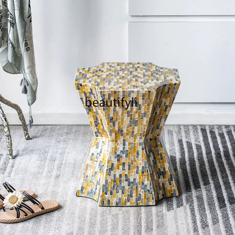 Shell Sofa Movable Side Table Modern Minimalist Corner Table Light Luxury Coffee Table furniture living room
Shell Sofa Movable Side Table Modern Minimalist Corner Table Light Luxury Coffee Table furniture living room
