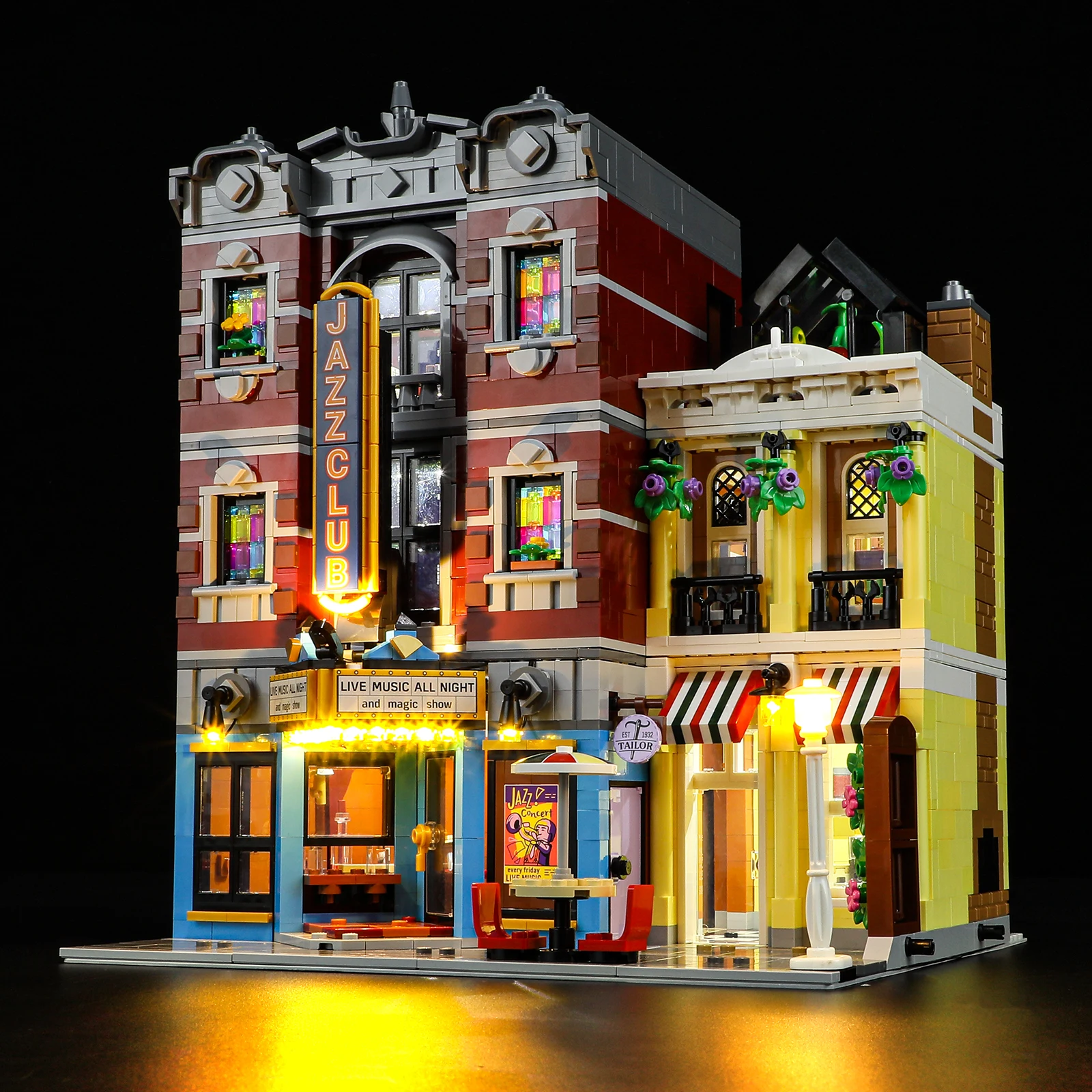 

Lightaling Led Light Kit for 10312 Jazz Club Building Blocks Set (NOT Include the Model) Bricks Toys for Children