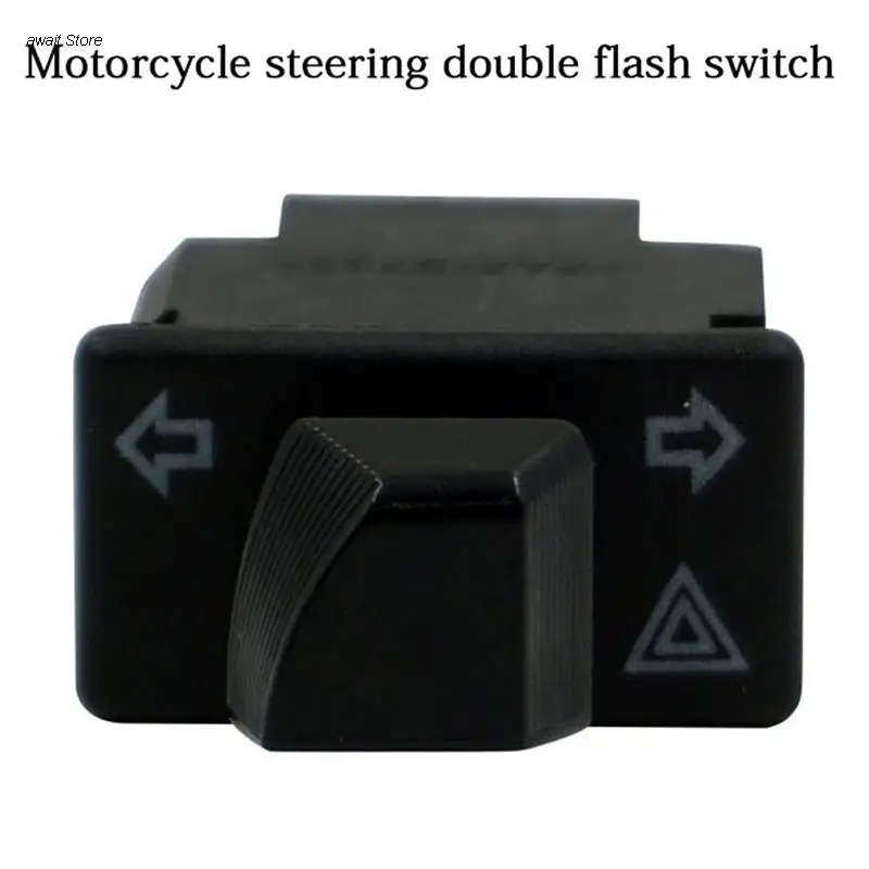 

Universal Practical Motorcycle Turn Light Signal With Emergency Button 34mm Start Switch For Honda Scooter Motorcycle Switches