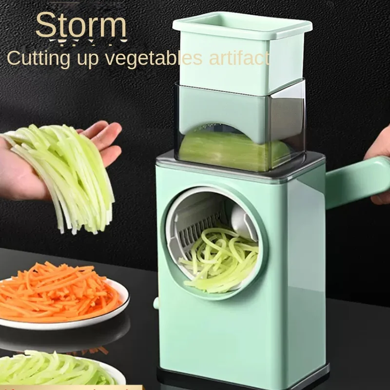 German multi-functional vegetable cutting artifact, potato chip cleaning machine, kitchen household drum, chip cleaning tool
German multi-functional vegetable cutting artifact, potato chip cleaning machine, kitchen household drum, chip cleaning tool