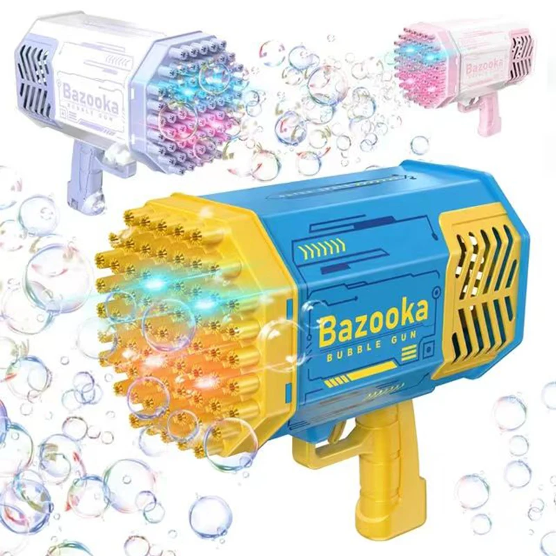 Bubble Gun 69 Holes Automatic Soap Bubble Pistol Kids Toys Summer Outdoor Activity Toys Bubble Machine Gun Gift for Kids
Bubble Gun 69 Holes Automatic Soap Bubble Pistol Kids Toys Summer Outdoor Activity Toys Bubble Machine Gun Gift for Kids