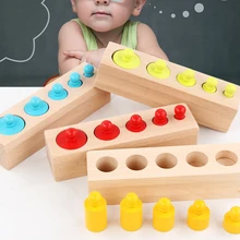 Baby Montessori Educational Wooden Toys Colorful Socket Cylinder Block Set For Children Educational Preschool Early Learning Toy
Baby Montessori Educational Wooden Toys Colorful Socket Cylinder Block Set For Children Educational Preschool Early Learning Toy
