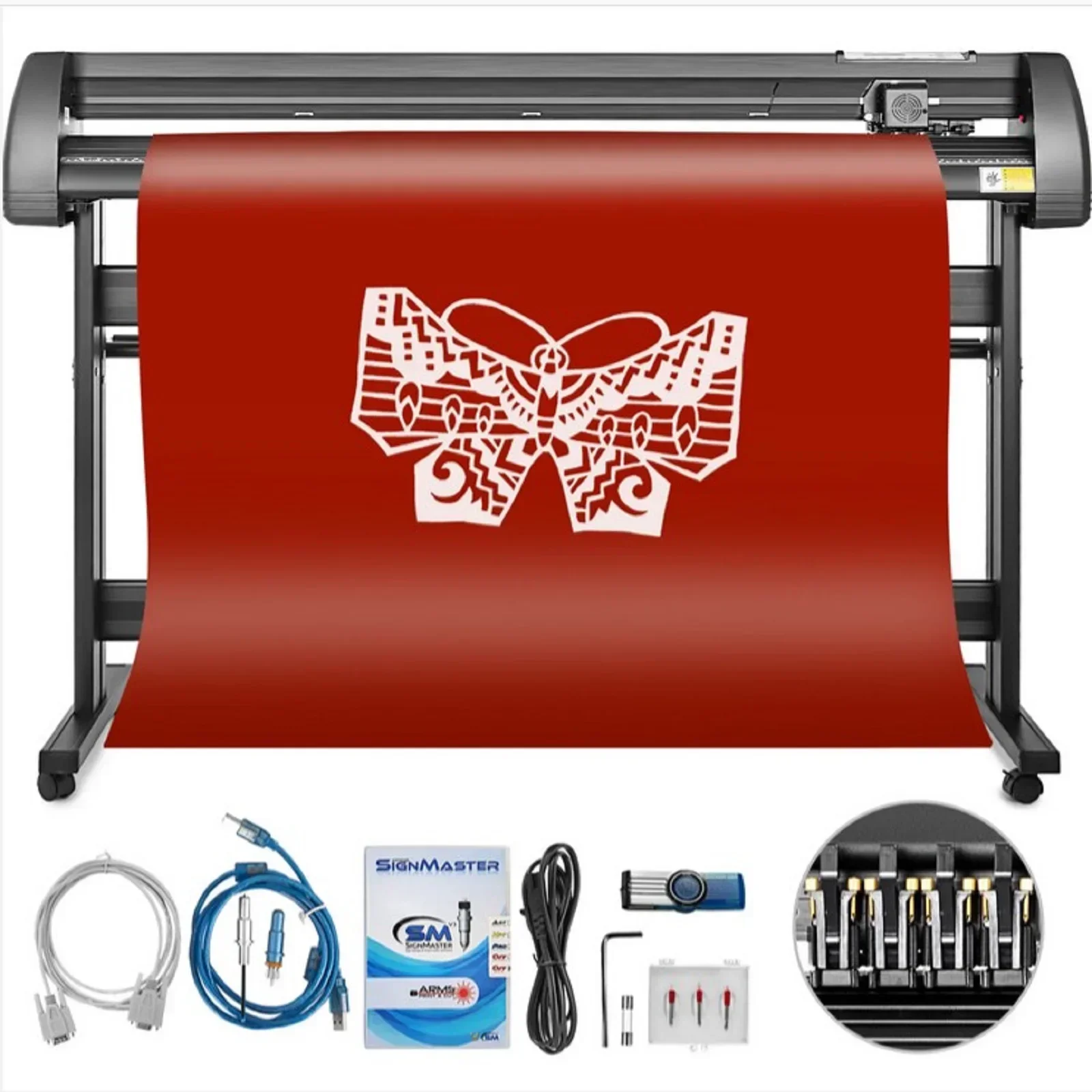 VEVOR 53/34/28/14 Inch Vinyl Cutter Plotter Machine Cutting Plotter Windows ArtcutSoftware With Pen Holder
VEVOR 53/34/28/14 Inch Vinyl Cutter Plotter Machine Cutting Plotter Windows ArtcutSoftware With Pen Holder