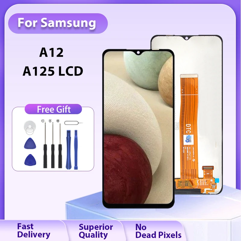 1Pcs 6.5 Inch A12 Display For Samsung Galaxy A125 Lcd Touch Panel Screen Digitizer SM-A12F Assembly Free Shipping
1Pcs 6.5 Inch A12 Display For Samsung Galaxy A125 Lcd Touch Panel Screen Digitizer SM-A12F Assembly Free Shipping