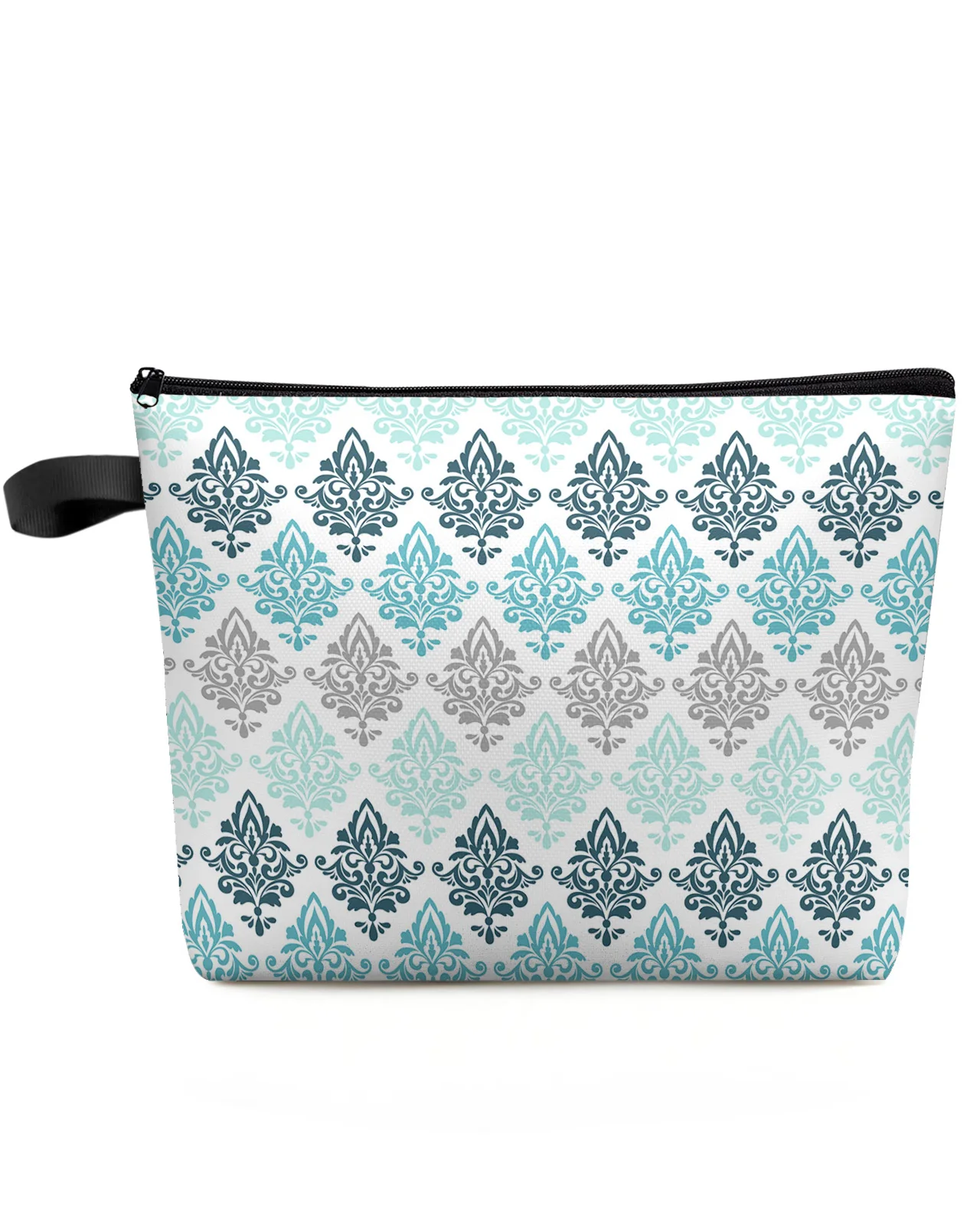 Damask Baroque Gradient Aqua Makeup Bag Pouch Travel Essentials Lady Women Cosmetic Bags Toilet Organizer Storage Pencil Case
Damask Baroque Gradient Aqua Makeup Bag Pouch Travel Essentials Lady Women Cosmetic Bags Toilet Organizer Storage Pencil Case